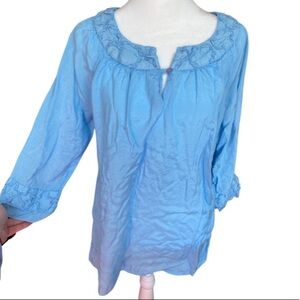 Caribbean Joe Island Supply Co. flowy breezy top S